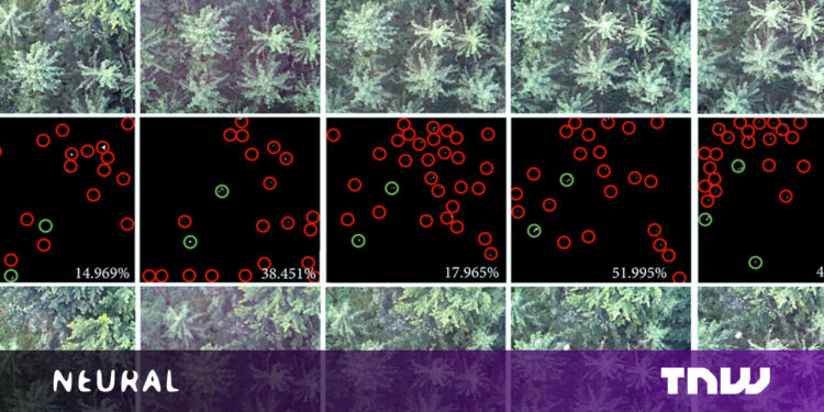 This drone can track targets through forests