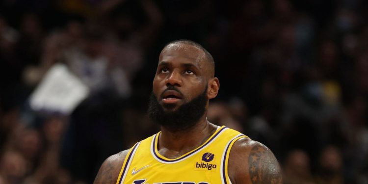 LA Lakers superstar LeBron James.