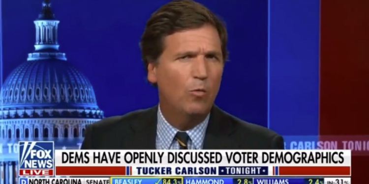 Tucker Carlson ‘Not Sure’ About Great Replacement Theory After Pushing It 400 Times