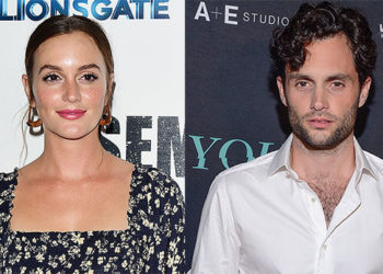 Leighton Meester and Penn Badgley