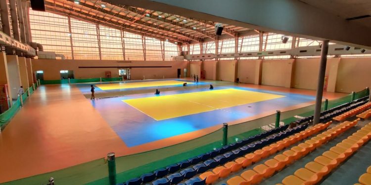 The courts being readied for Khelo India Youth Games 2022