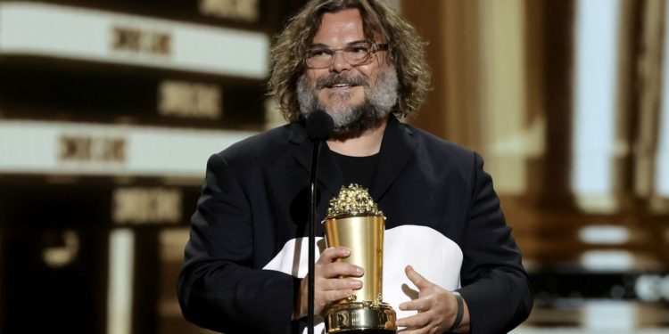 Jack Black Needs 'A Blast Of Oxygen' While Accepting The Comedic Genius Award