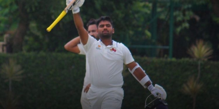 Suved Parkar scored a brilliant double hundred on first-class debut. Pic: BCCI