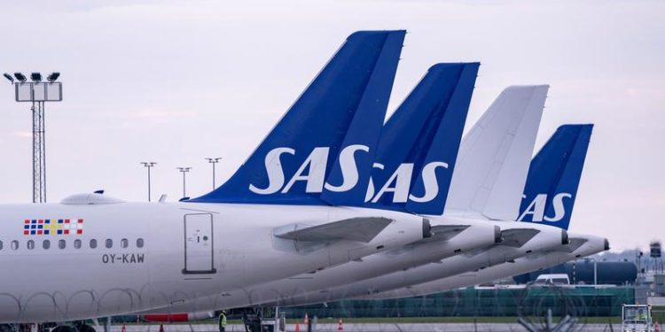 Airline SAS hits record low as Sweden halts handouts