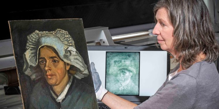 Hidden Van Gogh self-portrait found behind painting in Scotland