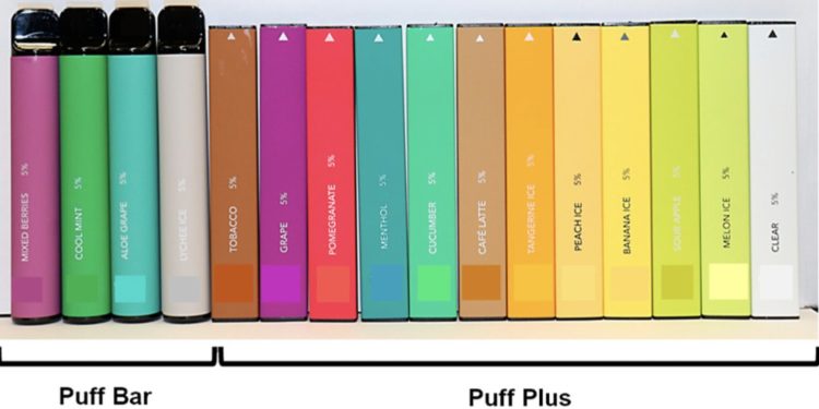 Coolants in Puff electronic cigarettes present health hazard