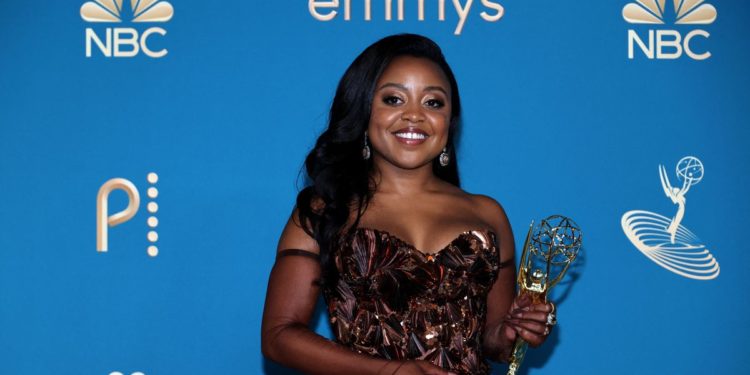 Quinta Brunson helps broadcast break through at TV’s Emmy awards