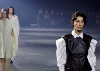 Issey Miyake shows sculptural looks at Paris Fashion Week in nod to late designer