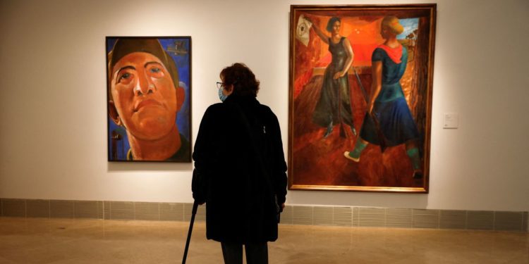 Ukrainian avant-garde art finds refuge from war in Madrid