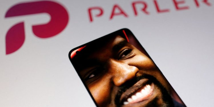 Rapper Kanye West no longer plans to buy social media platform Parler