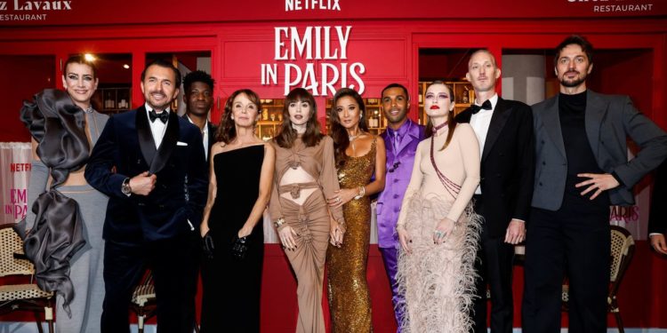 Netflix hit ‘Emily in Paris’ draws cast to French capital for global premiere