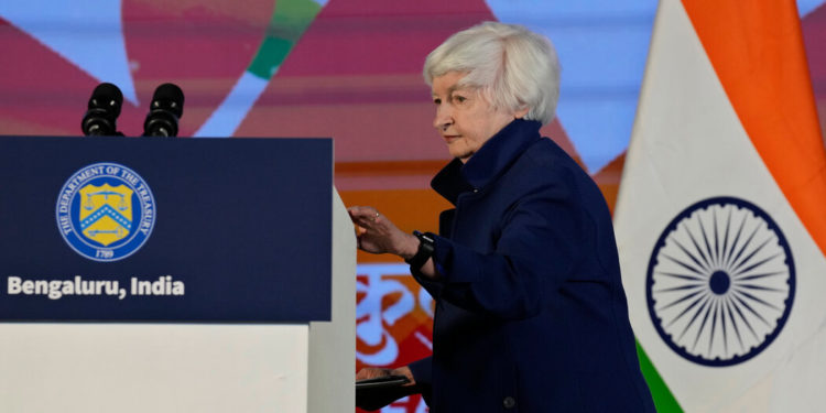 Yellen Calls for More Ukraine Support and Warns China Against Helping Russia