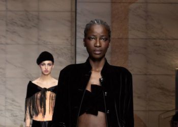 Giorgio Armani offers soft, fluid winter designs at Milan Fashion Week