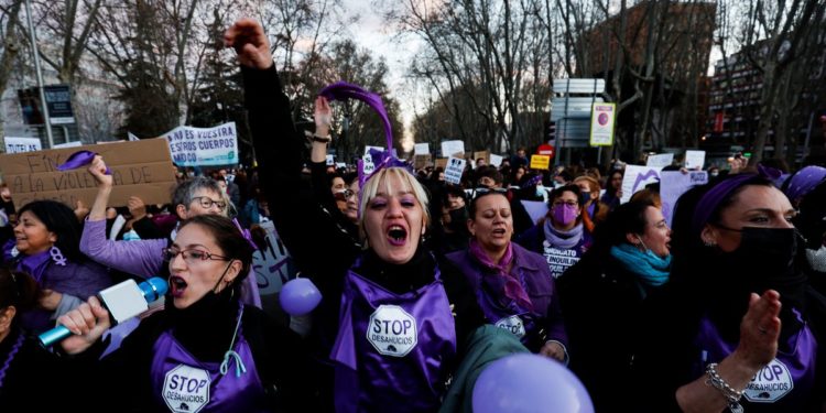 Competing Women’s Day rallies expose rifts in Spain’s feminist movement