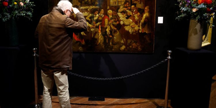 Dusty painting hidden behind door turns out to be Brueghel ‘masterpiece’