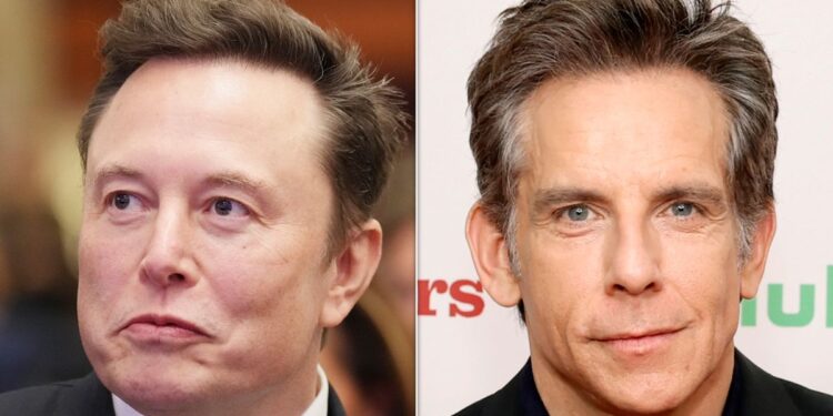 Elon Musk Uses Slur To Slam Ben Stiller For Backing Kamala Harris
