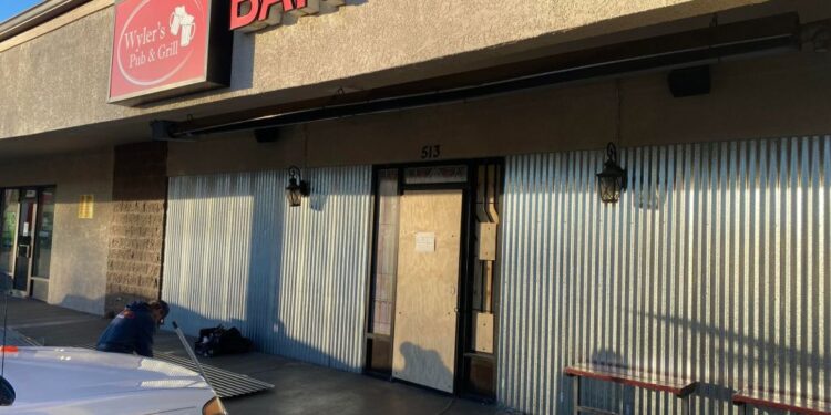 Bar shooting suspect fired 59 rounds into building after he was kicked out for fighting