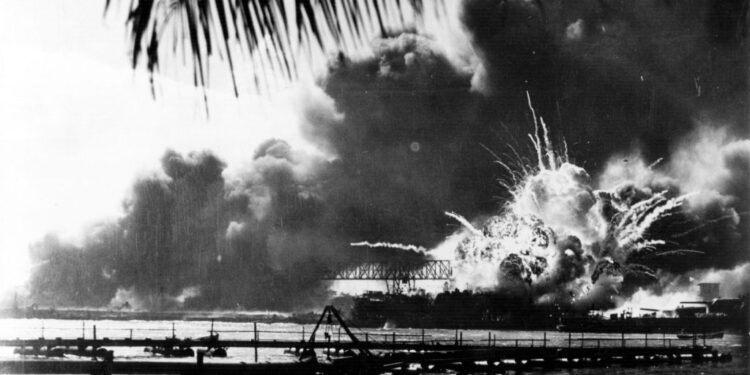 December 7, Japan attacks Pearl Harbor