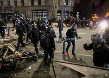 Georgian PM Praises Police For Crackdown Of Protests Over Halt Of EU Talks