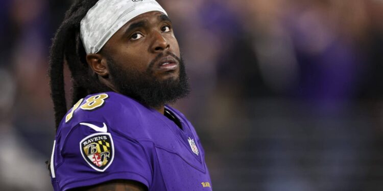 Ravens suspend Diontae Johnson one game after he refuses to take field vs. Eagles