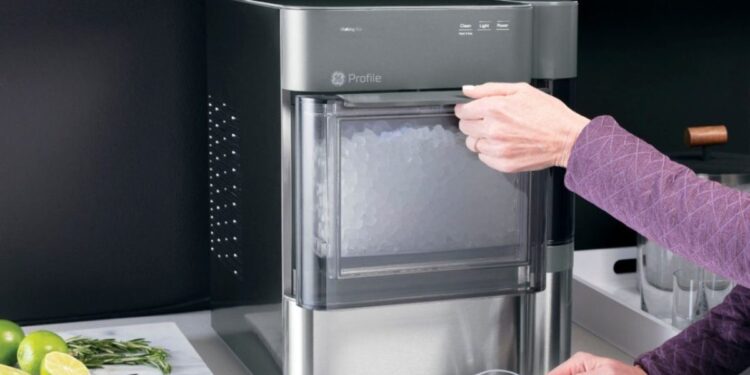 This GE countertop ice maker is WiFi and voice-enabled for $449 -- usually $599