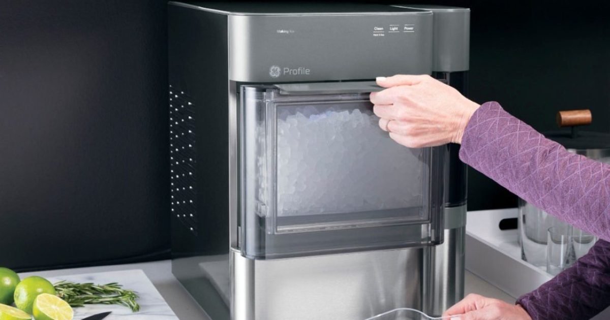 This GE countertop ice maker is WiFi and voice-enabled for $449 — usually $599