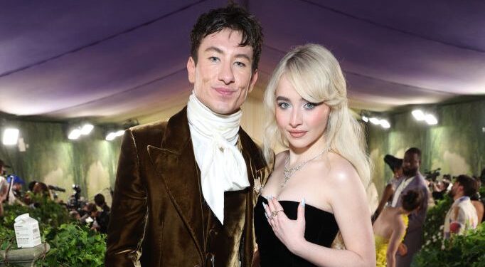 NEW YORK, NEW YORK - MAY 06:  (L-R) Barry Keoghan and Sabrina Carpenter attend The 2024 Met Gala Celebrating "Sleeping Beauties: Reawakening Fashion" at The Metropolitan Museum of Art on May 06, 2024 in New York City. ( (Photo by Kevin Mazur/MG24/Getty Images for The Met Museum/Vogue)